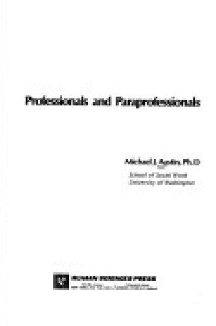 Cover of Professionals and Paraprofessionals