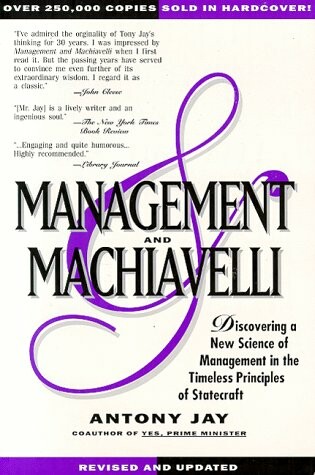 Cover of Management and Machiavelli