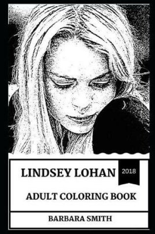 Cover of Lindsay Lohan Adult Coloring Book