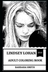 Book cover for Lindsay Lohan Adult Coloring Book