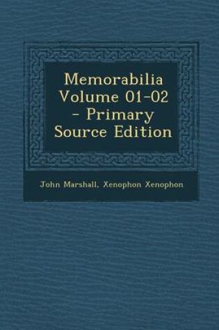 Cover of Memorabilia Volume 01-02