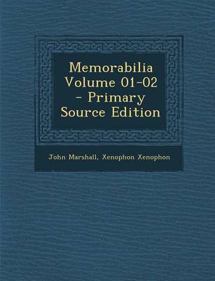 Book cover for Memorabilia Volume 01-02