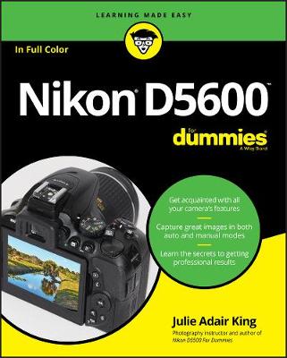 Book cover for Nikon D5600 For Dummies