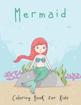 Book cover for Mermaid Coloring Book for Kids