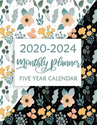 Book cover for 2020-2024 Monthly 5-Year Calendar Planner