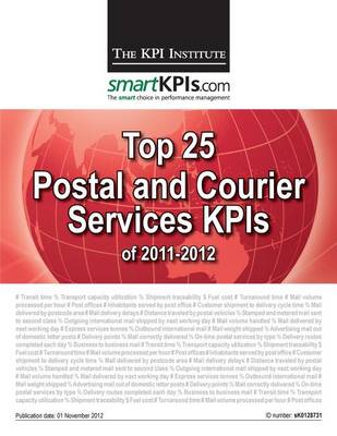 Book cover for Top 25 Postal and Courier Services KPIs of 2011-2012