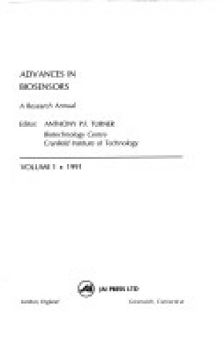 Cover of Advances in Biosensors