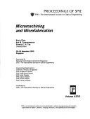 Book cover for Micromachining and Microfabrication