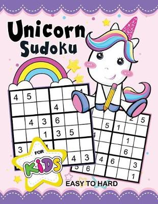 Book cover for Unicorn Sudoku Book for Kids