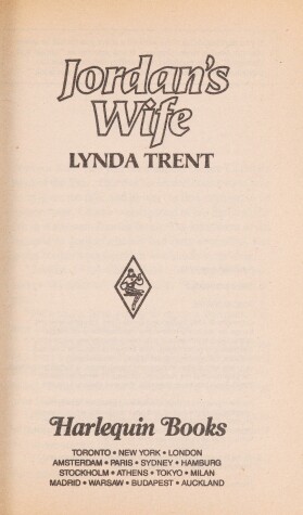 Book cover for Jordan's Wife