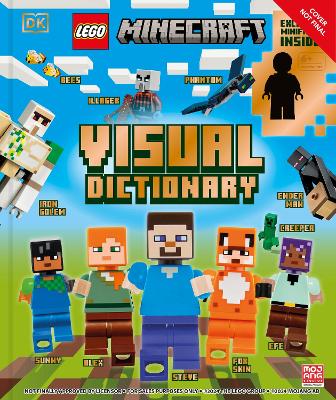 Book cover for LEGO Minecraft Visual Dictionary