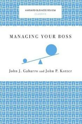 Cover of Managing Your Boss