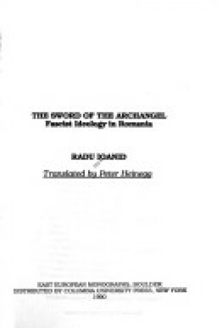 Cover of The Sword of the Archangel