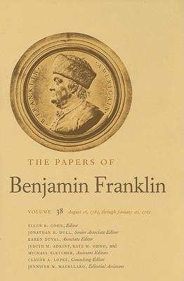 Book cover for The Papers of Benjamin Franklin, Vol. 38