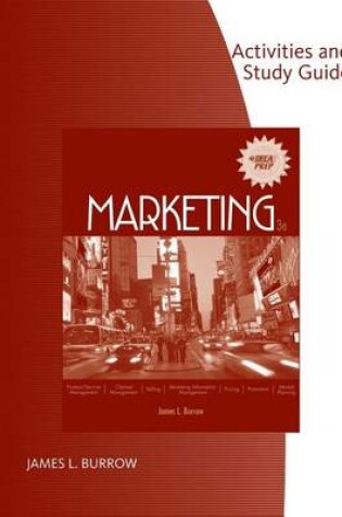 Cover of Activities and Study Guide for Burrow's Marketing, 3rd