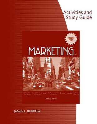 Book cover for Activities and Study Guide for Burrow's Marketing, 3rd