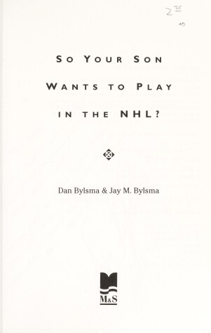 Book cover for So Your Son Wants to Play in the NHL?