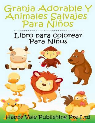 Book cover for Ferme Adorable et Animaux Sauvages Pour Les Enfants