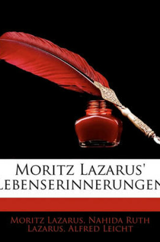 Cover of Moritz Lazarus' Lebenserinnerungen