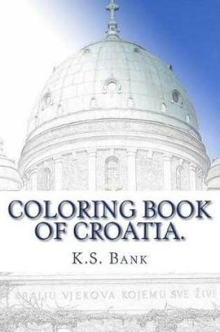 Cover of Coloring Book of Croatia.