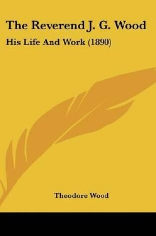 Cover of The Reverend J. G. Wood