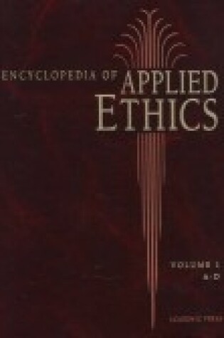 Cover of Chadwick Encyclopedia of Ethics Volume 2