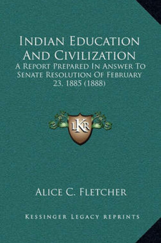 Cover of Indian Education and Civilization