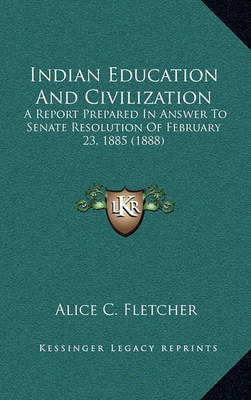 Book cover for Indian Education and Civilization