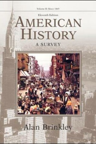 Cover of American History: A Survey, Volume 2 MP w/PowerWeb