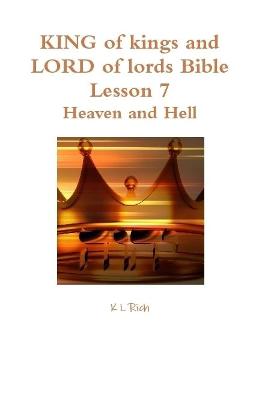 Book cover for KING of kings and LORD of lords Bible Lesson 7