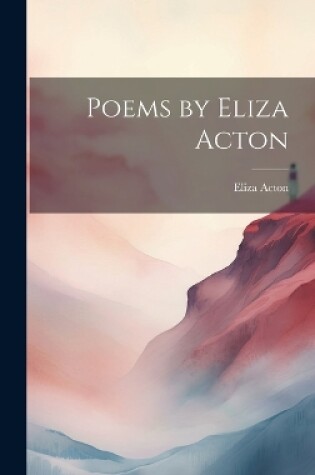 Cover of Poems by Eliza Acton