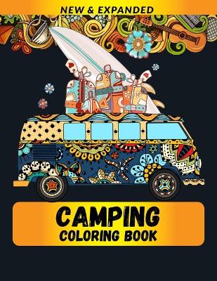 Book cover for Camping Coloring Book