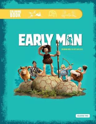 Book cover for Early Man Coloring Book