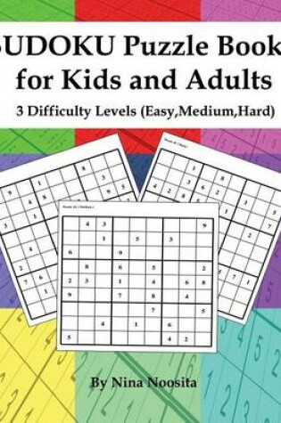 Cover of Sudoku Puzzle Books for Kids and Adults