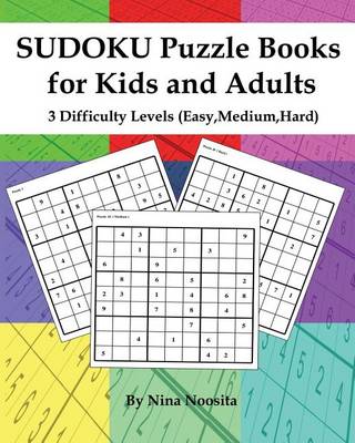 Book cover for Sudoku Puzzle Books for Kids and Adults