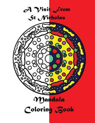 Book cover for A Visit from St. Nicholas Mandala Coloring Book