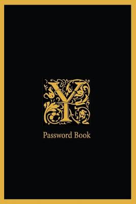 Book cover for Y Password Book
