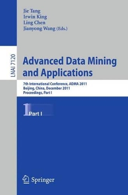 Book cover for Advanced Data Mining and Applications