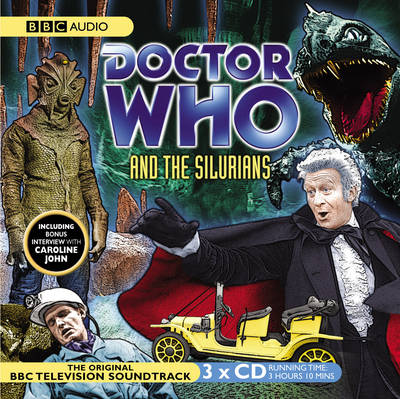 Book cover for "Doctor Who" and the Silurians