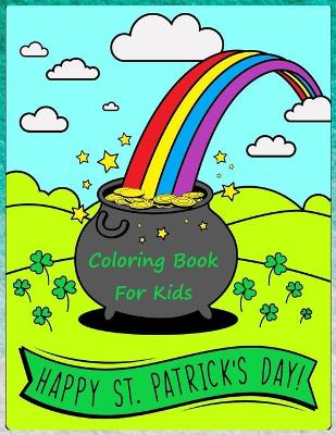 Book cover for Happy St. Patrick's Day Coloring Book