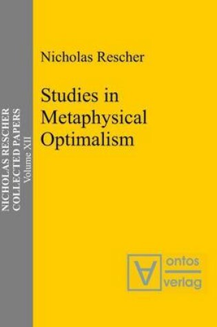 Cover of Studies in Metaphysical Optimalism