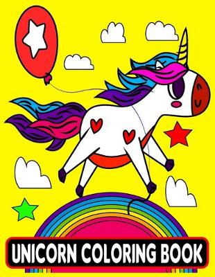 Cover of Unicorn Coloring Book Age 3