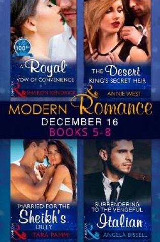 Cover of Modern Romance December 2016 Books 5-8