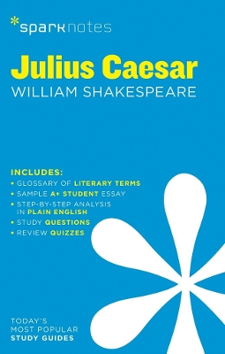 Book cover for Julius Caesar SparkNotes Literature Guide