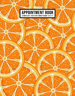 Book cover for Orange Appointment Book