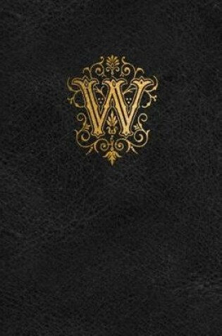 Cover of Old English Monogram Journal - Letter W