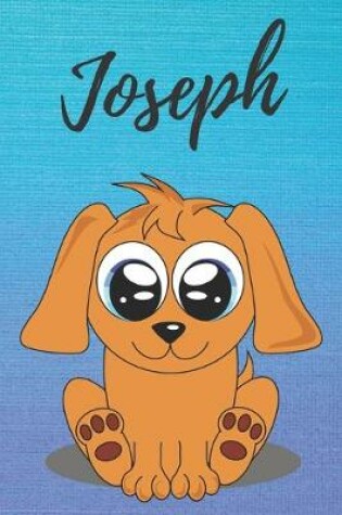 Cover of Joseph dog coloring book / notebook / journal / diary