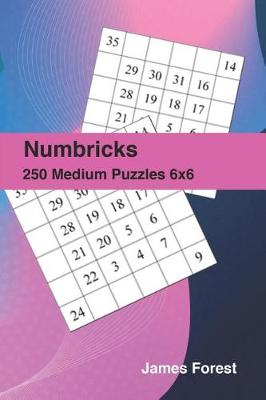 Cover of 250 Numbricks 6x6 medium puzzles