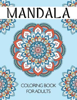 Book cover for Mandala Coloring Book for Adults