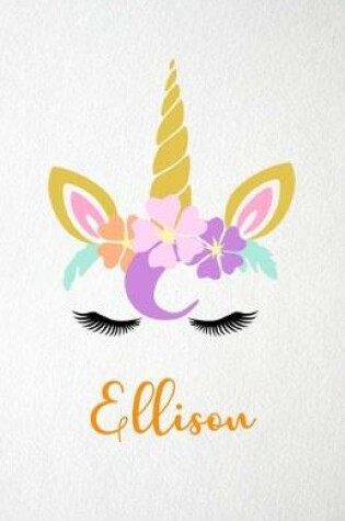 Cover of Ellison A5 Lined Notebook 110 Pages